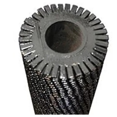 satın al DELLOK ASTM A106 Karbon Çelik Paslanmaz Çelik Isı Değiştiricisi Serrated Fin Tube Spiral online manufacture