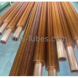 satın al DELLOK T2 TP2 C122000 Bakır Fin Tube Coil Lazerle kaynaklı online manufacture
