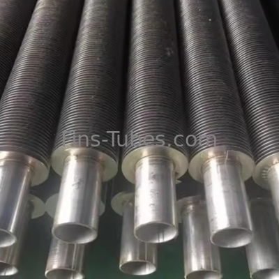satın al DELLOK 4mm-15mm boru kalınlığı Siyah kaplama veya lake koruması ile ekstrüzyon Fin boru makinesi online manufacture