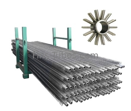 satın al Ekstrüde Karbon Çelik Fin Tube Siyah Boyalı Açık Renkli Katı Tırnaklı Finler 1-5mm Kalınlığı online manufacture