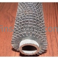 satın al DELLOK Basınç Bakır gömülü yüzgeç tüpü Alu/Bakır yüzgeç 1.0-4.0MPa Basınç değer -40.C'den 400.C'ye online manufacture
