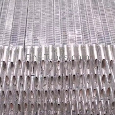 satın al DELLOK Basınç Bakır gömülü yüzgeç tüpü Alu/Bakır yüzgeç 1.0-4.0MPa Basınç değer -40.C'den 400.C'ye online manufacture