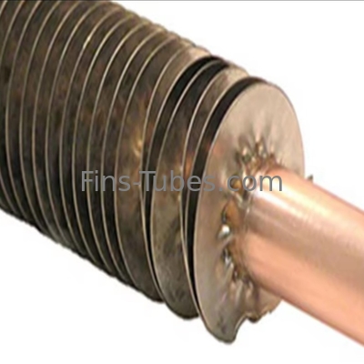 satın al DELLOK Basınç Dahili Fin Tube 200°C Isı Transferi Düz Çukurlu Kaynaklı Fin Kenarı 1.65mm Duvar Kalınlığı 2.5-20mm Fin online manufacture