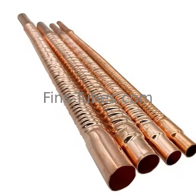 satın al DELLOKTemperatür gömülü Fin Tube Karbon Çelik Paslanmaz Çelik Bakır Alüminyum Titanyum 200°C Plain online manufacture