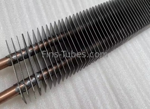satın al Daha iyi ısı transferi ile alüminyum düşük kanatlı tüpler Yumuşak kanat kenarı anodize kaplama online manufacture