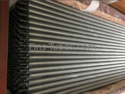 satın al DELLOK Sıcaklık Ekstrüzyonlu Düz Finch ve Beveled Tube Sonu ile Sabit Fin Tube online manufacture