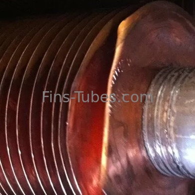 satın al DELLOK Alüminyum Bakır Paslanmaz Çelik TP304L 0.4mm Yerleşik Fin Tube online manufacture