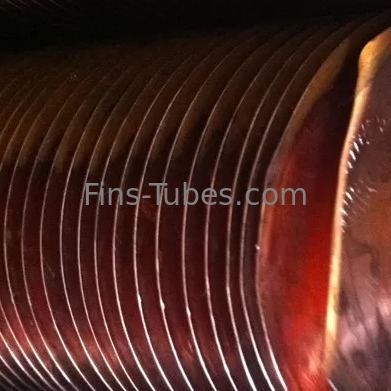 satın al DELLOK Yuvarlak Uzaycı Sarılmış Gerginlik 25.4mm Bakır Fined Tube online manufacture
