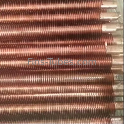 DELLOK Yüksek ısı transferi verimliliği Çıplak tüp için dışa çıkarılmış Fin tüpü Od 8-51mm