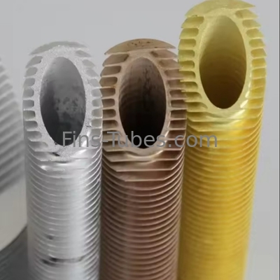 DELLOK OD63.5mm Alüminyum Fin Tube Durability / Uzun süreli Soğutma 300 ° F'e kadar