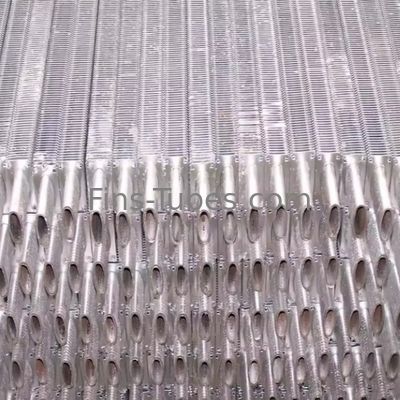 DELLOK Basınç Bakır gömülü yüzgeç tüpü Alu/Bakır yüzgeç 1.0-4.0MPa Basınç değer -40.C'den 400.C'ye