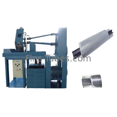 DELLOK Helikoidal Groove Soğutma Bakır Brone 380V Tube Finning Machine